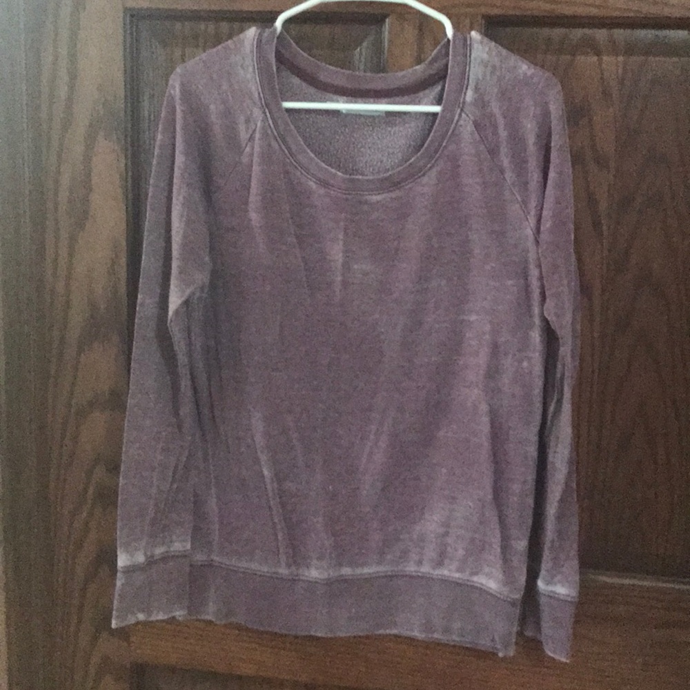 Maurices small burgundy sweatshirt.